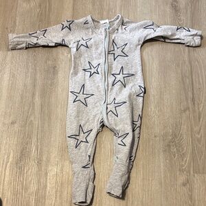 Bonds Gray Starry Kids Footie